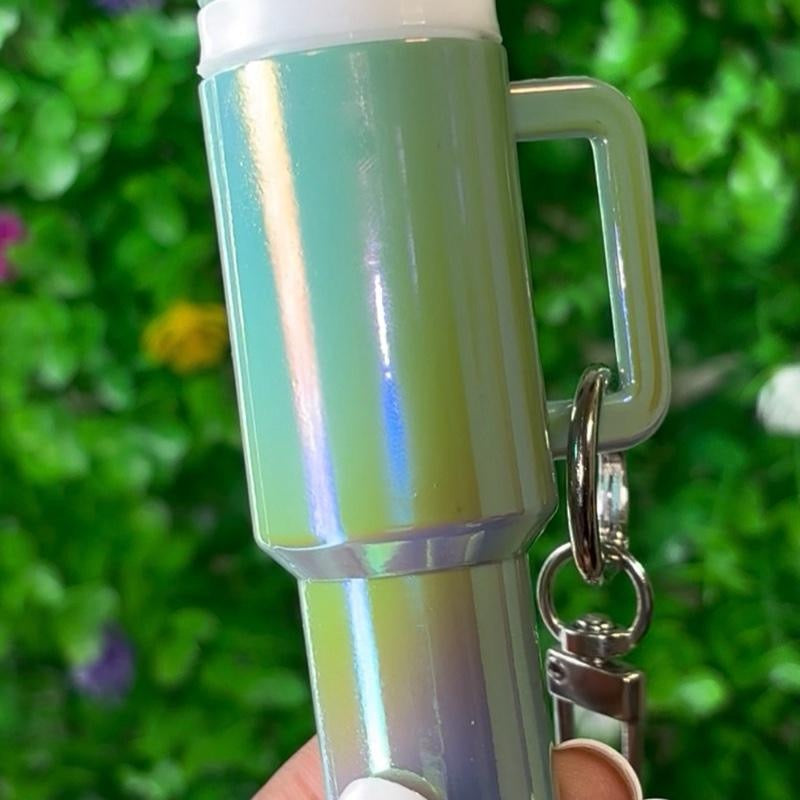Mini Tumbler Chapstick Holder Keychain – Cup Bag Charm (Multiple Colors)