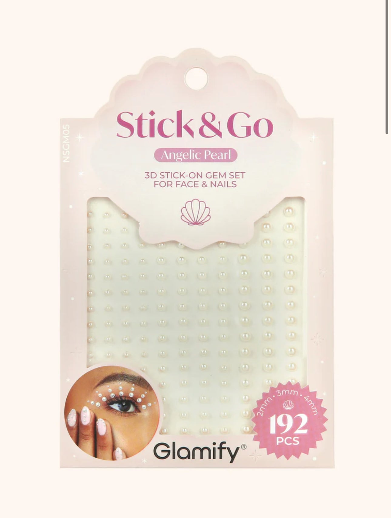 Stick & Go 3D Face & Nail Gems – Stick-On Rhinestone Set