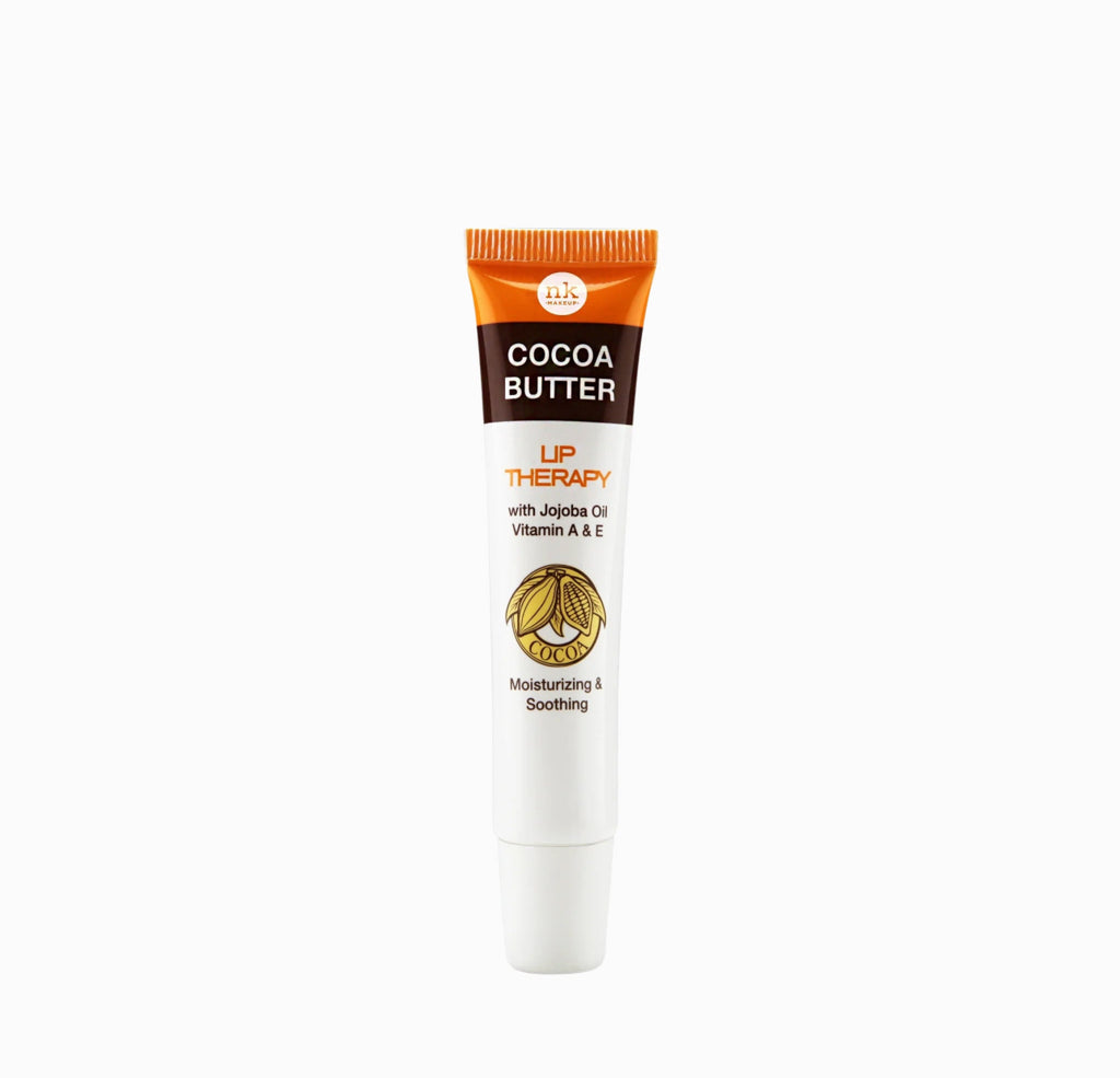 NK New York Cocoa Butter Lip Therapy Moisturizing Lip Balm – Vanilla, Strawberry, Shea Butter & Cocoa Butter