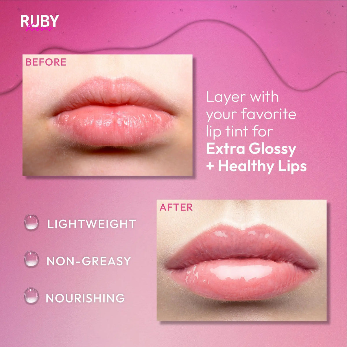 Moisturizing & Healing Hydrating Clear Lip Oil Treatment