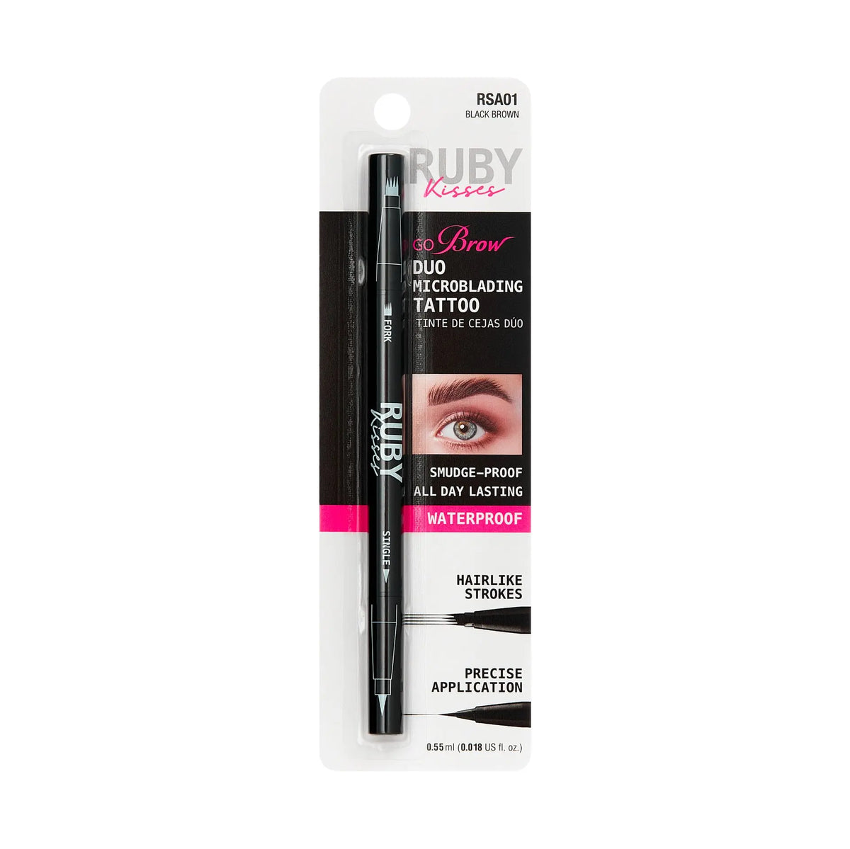 RK Duo Microblading Tattoo Waterproof Eyebrow Pencil