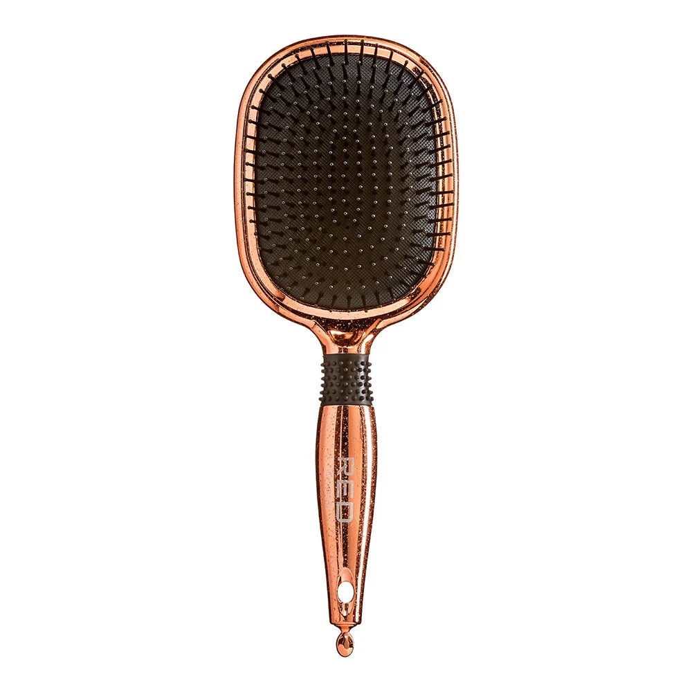 Rose Gold Chrome Paddle Brush