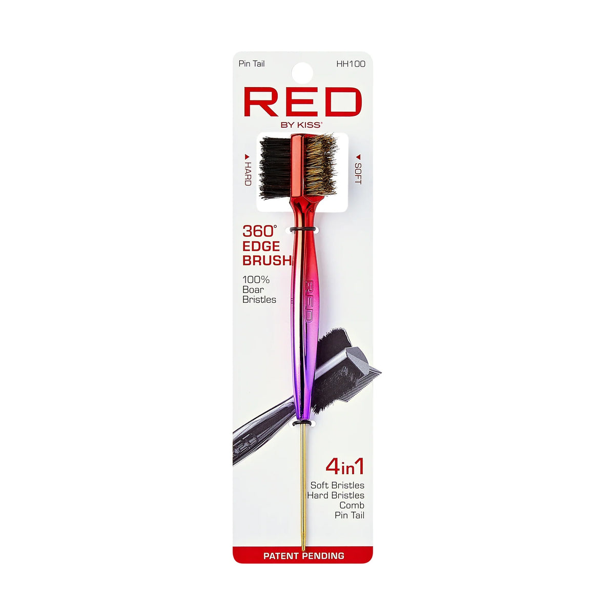 4-in-1 360° Edge Brush with Pin Tail