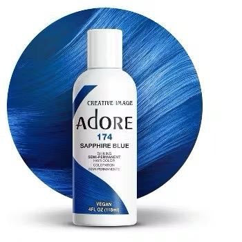 Adore Semi-Permanent Hair Color – Vegan Hair Dye (4 oz, Multiple Shades)