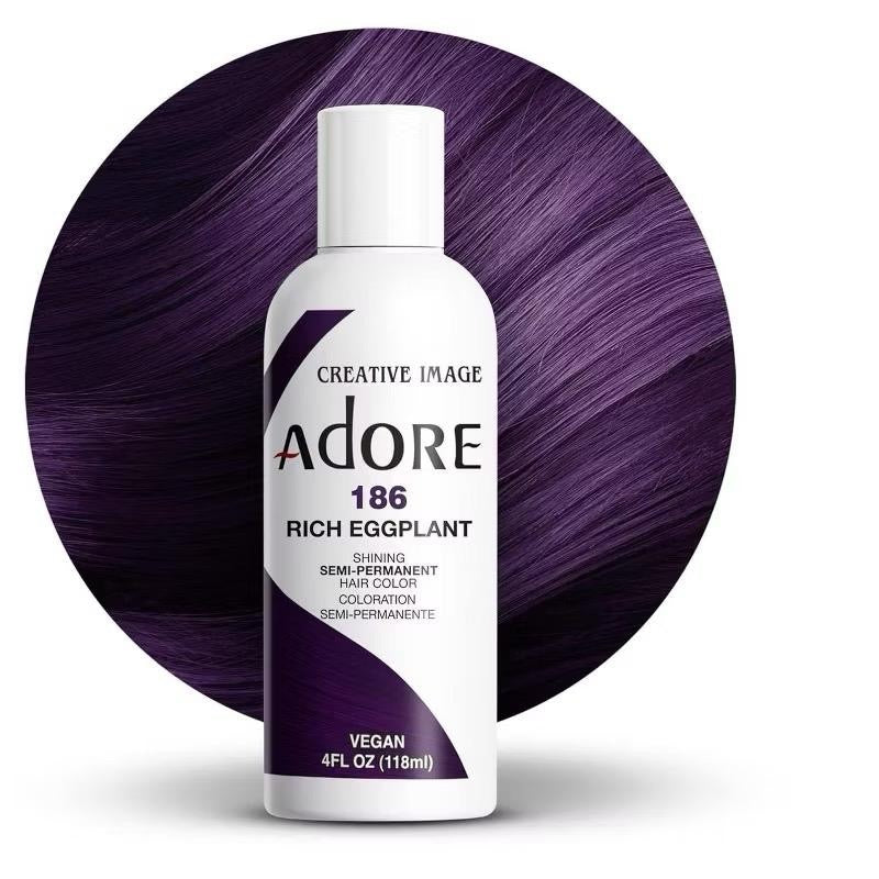 Adore Semi-Permanent Hair Color – Vegan Hair Dye (4 oz, Multiple Shades)