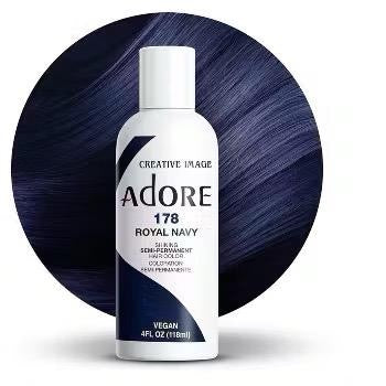 Adore Semi-Permanent Hair Color – Vegan Hair Dye (4 oz, Multiple Shades)