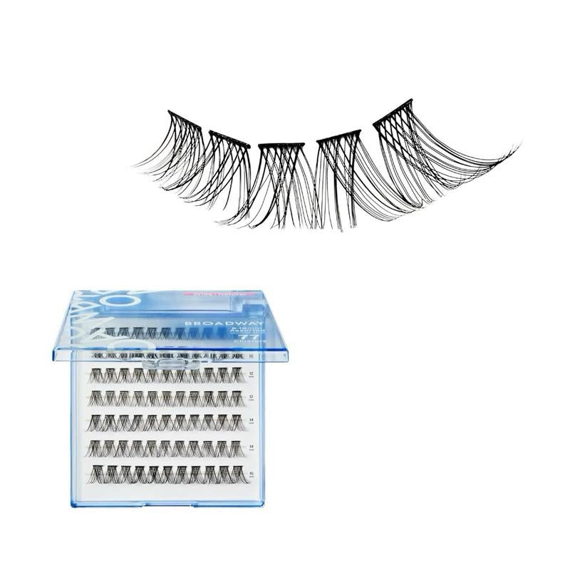 Broadway Trendy DIY Cluster Lashes – Manga-Inspired Wispy Lash Extensions (70–112pcs)