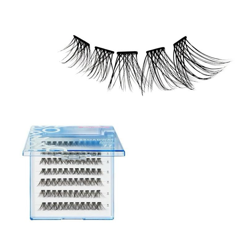 Broadway Trendy DIY Cluster Lashes – Manga-Inspired Wispy Lash Extensions (70–112pcs)