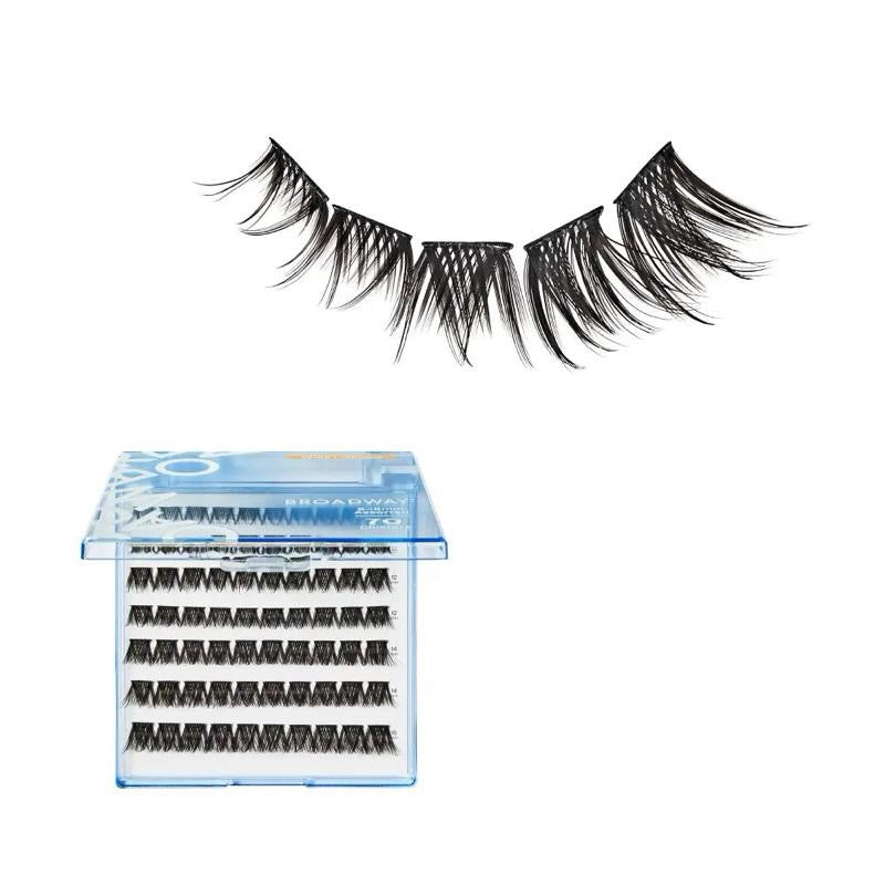 Broadway Trendy DIY Cluster Lashes – Manga-Inspired Wispy Lash Extensions (70–112pcs)
