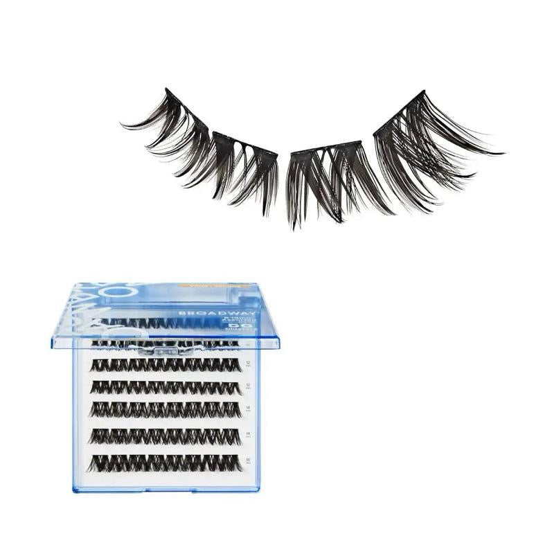Broadway Trendy DIY Cluster Lashes – Manga-Inspired Wispy Lash Extensions (70–112pcs)