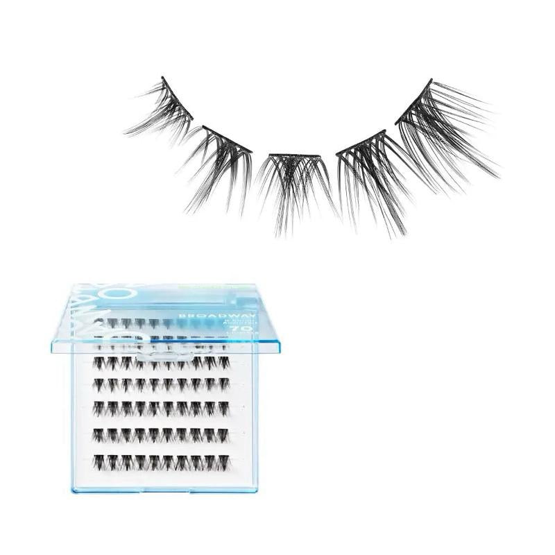 Broadway Trendy DIY Cluster Lashes – Manga-Inspired Wispy Lash Extensions (70–112pcs)
