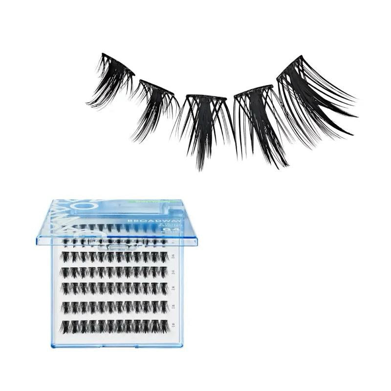 Broadway Trendy DIY Cluster Lashes – Manga-Inspired Wispy Lash Extensions (70–112pcs)