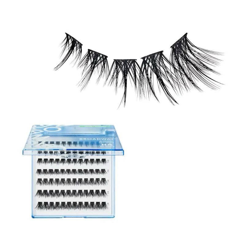 Broadway Trendy DIY Cluster Lashes – Manga-Inspired Wispy Lash Extensions (70–112pcs)