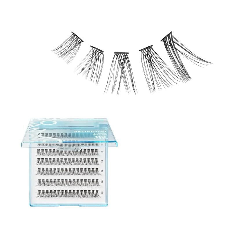 Broadway Trendy DIY Cluster Lashes – Manga-Inspired Wispy Lash Extensions (70–112pcs)