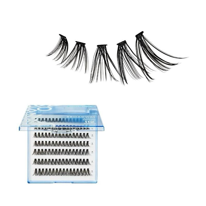 Broadway Trendy DIY Cluster Lashes – Manga-Inspired Wispy Lash Extensions (70–112pcs)