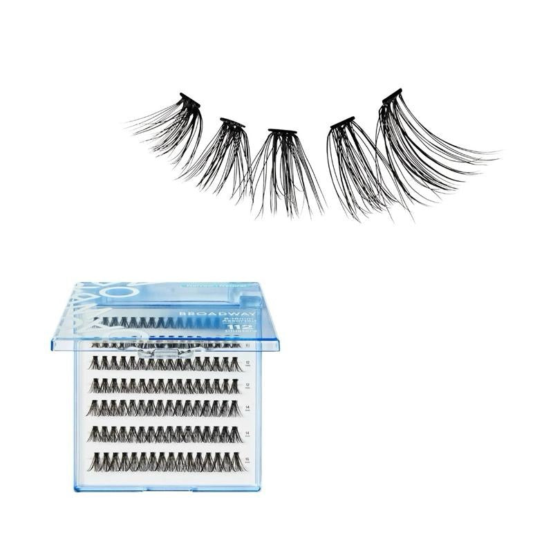 Broadway Trendy DIY Cluster Lashes – Manga-Inspired Wispy Lash Extensions (70–112pcs)