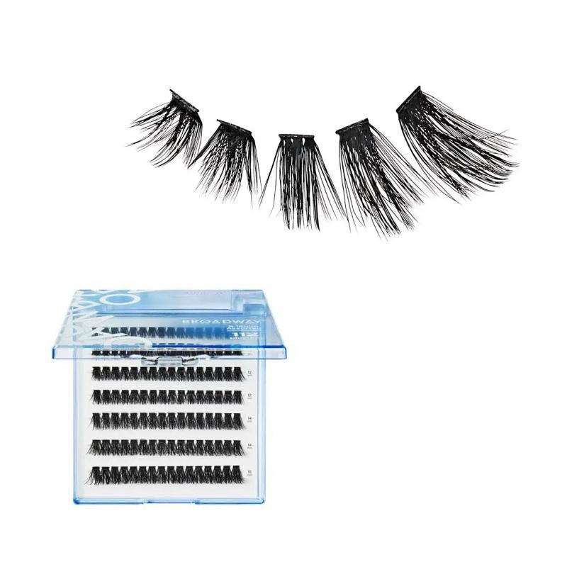 Broadway Trendy DIY Cluster Lashes – Manga-Inspired Wispy Lash Extensions (70–112pcs)