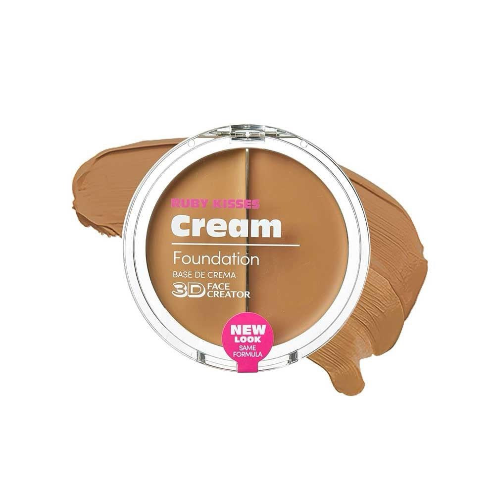 3D Face Creator Duo Foundation & Concealer - Buildable Coverage Non-Greasy Cream for Flawless Complexion - Makeup Cosmetic