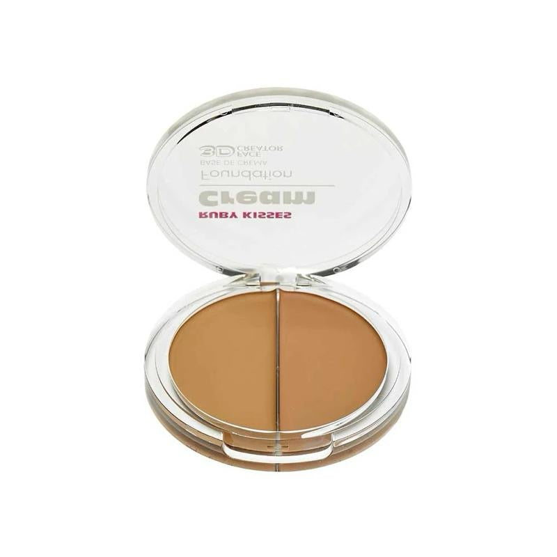 3D Face Creator Duo Foundation & Concealer - Buildable Coverage Non-Greasy Cream for Flawless Complexion - Makeup Cosmetic