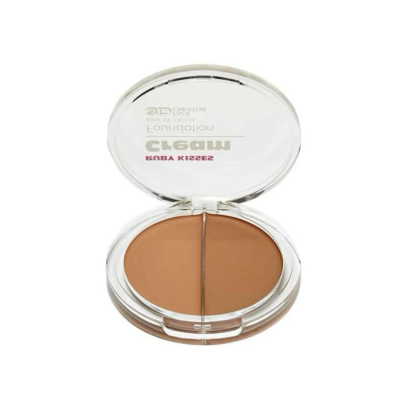 3D Face Creator Duo Foundation & Concealer - Buildable Coverage Non-Greasy Cream for Flawless Complexion - Makeup Cosmetic