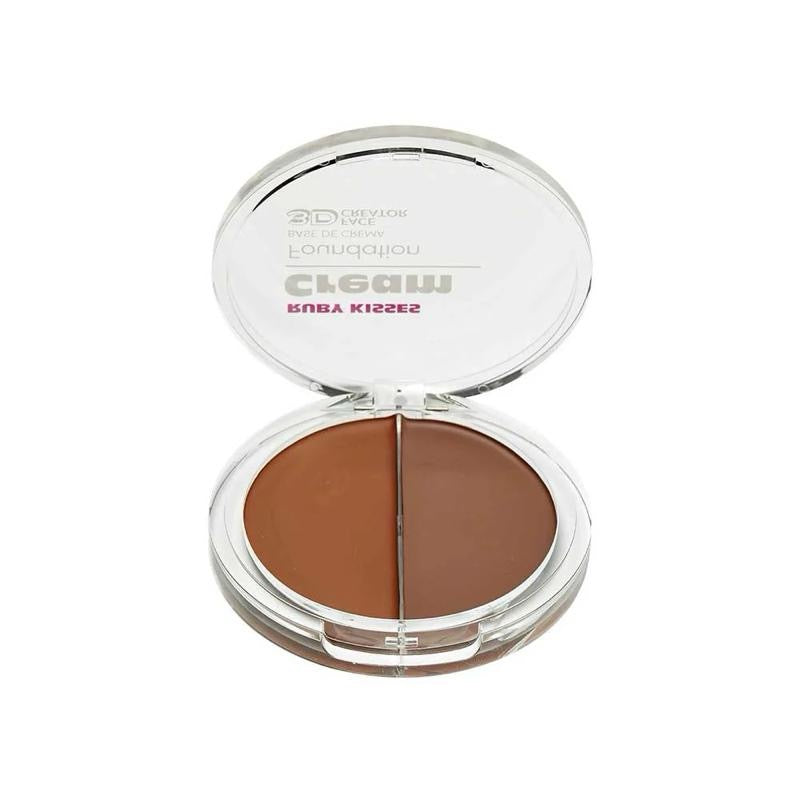 3D Face Creator Duo Foundation & Concealer - Buildable Coverage Non-Greasy Cream for Flawless Complexion - Makeup Cosmetic