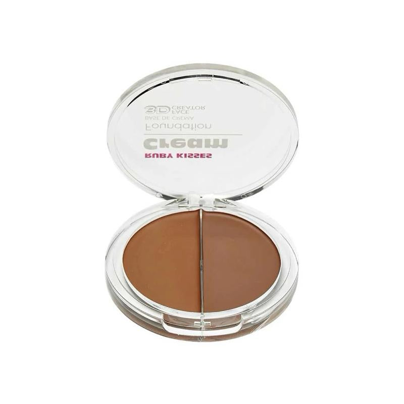 3D Face Creator Duo Foundation & Concealer - Buildable Coverage Non-Greasy Cream for Flawless Complexion - Makeup Cosmetic