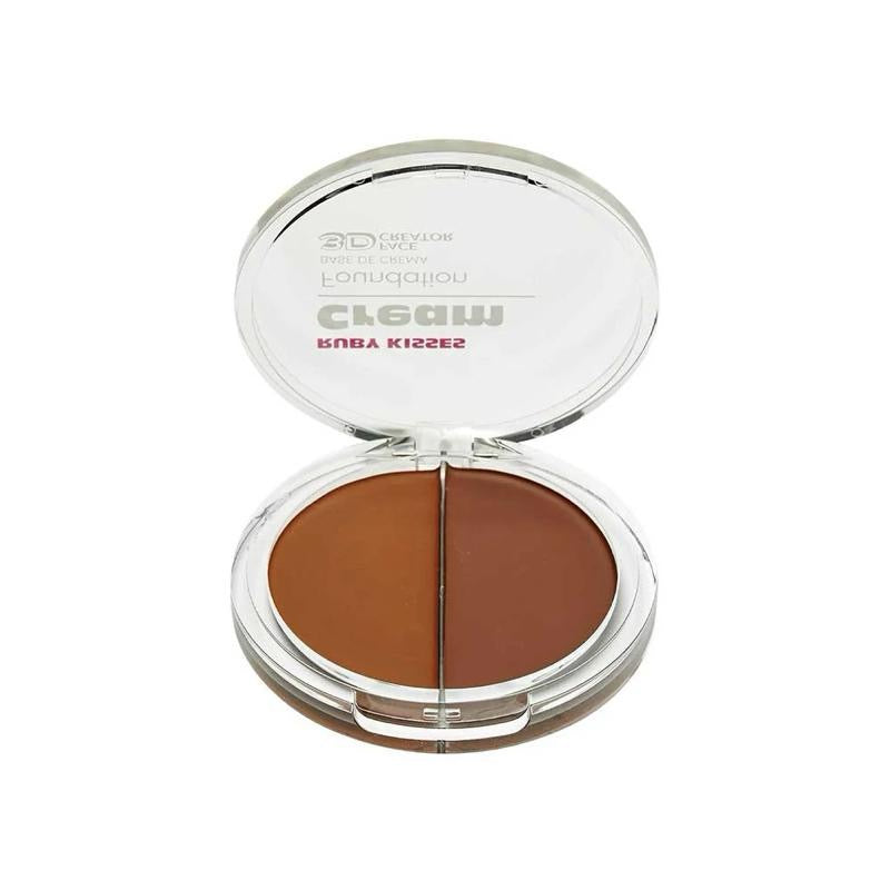 3D Face Creator Duo Foundation & Concealer - Buildable Coverage Non-Greasy Cream for Flawless Complexion - Makeup Cosmetic