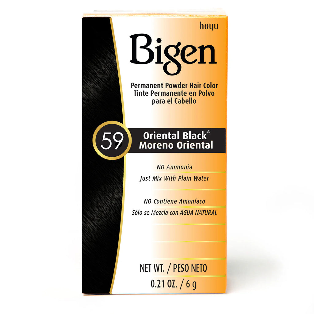 Bigen Powder Hair Color - Long-Lasting Hair Dye for Gray Coverage