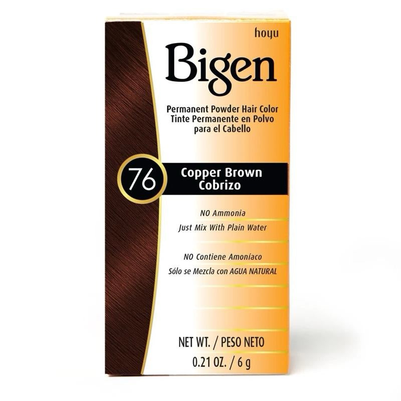 Bigen Powder Hair Color - Long-Lasting Hair Dye for Gray Coverage