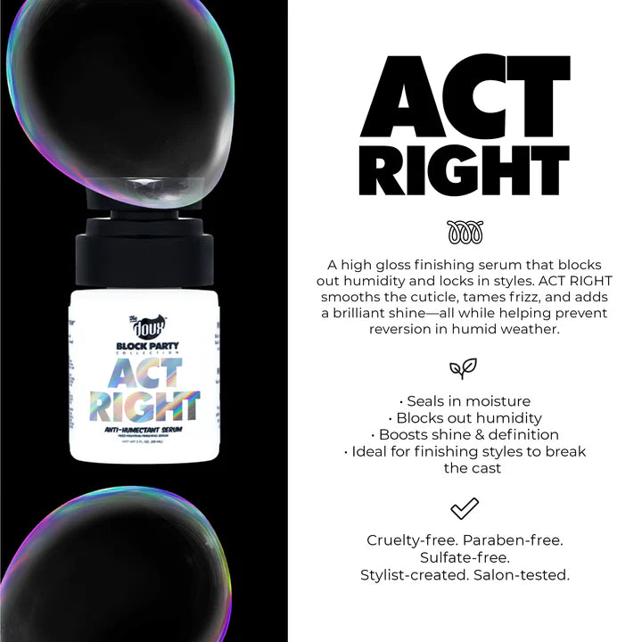 The Doux Block Party - Act Right Anti-Humidity Serum - 2oz