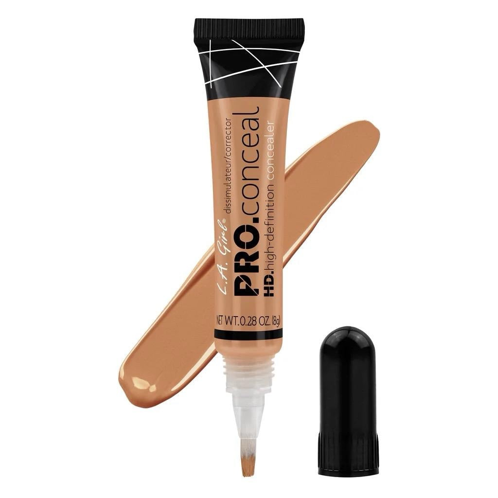 Pro Concealer - Makeup Powder for Flawless Coverage Cosmetic with Brush-tip Applicator - Contour, Foundation Lightweight