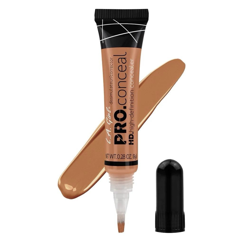 Pro Concealer - Makeup Powder for Flawless Coverage Cosmetic with Brush-tip Applicator - Contour, Foundation Lightweight