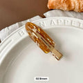 Acrylic Mini No-Crease Hair Clips for Women, Non-Slip Styling Clips for Daily Hairstyling