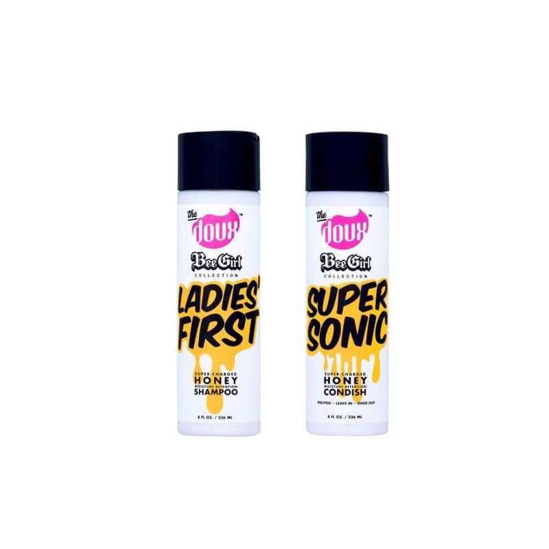 Doux Shampoo + Conditioner Set - Ladies First Shampoo & Conditioner with "Super Sonic" Formula Haircare Cleansing Cleanser