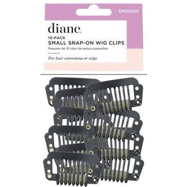 Diane Snap-On Wig Clips Black Large 10pk