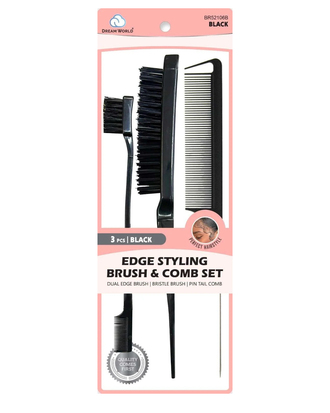 Dream Edge Styling Brush And Comb Set