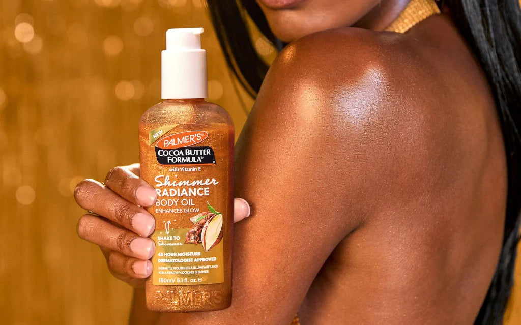 Palmer’s Cocoa Butter Shimmer Body Oil – Glow Enhancing (5.1 oz)